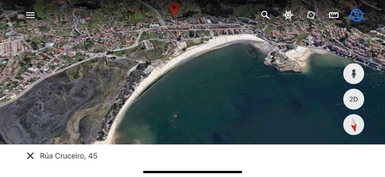 Coqueto O Cruceiro Lägenhet Baiona Exteriör bild