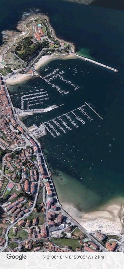 Coqueto O Cruceiro Lägenhet Baiona Exteriör bild