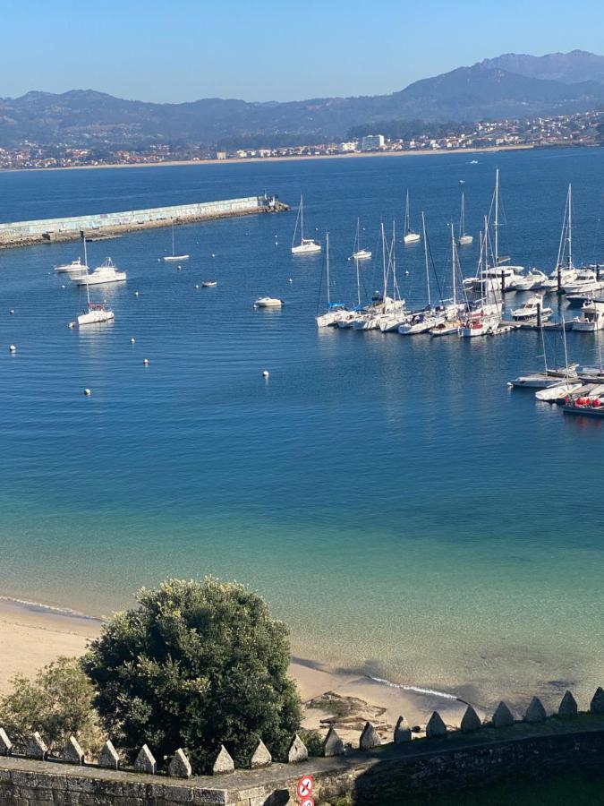 Coqueto O Cruceiro Lägenhet Baiona Exteriör bild